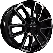 Диски Khomen KHW 1406 5.5x14 4*100 ET46 DIA54.1 Black-FP Литой купить с бесплатной доставкой в пункты выдачи в Петербурге